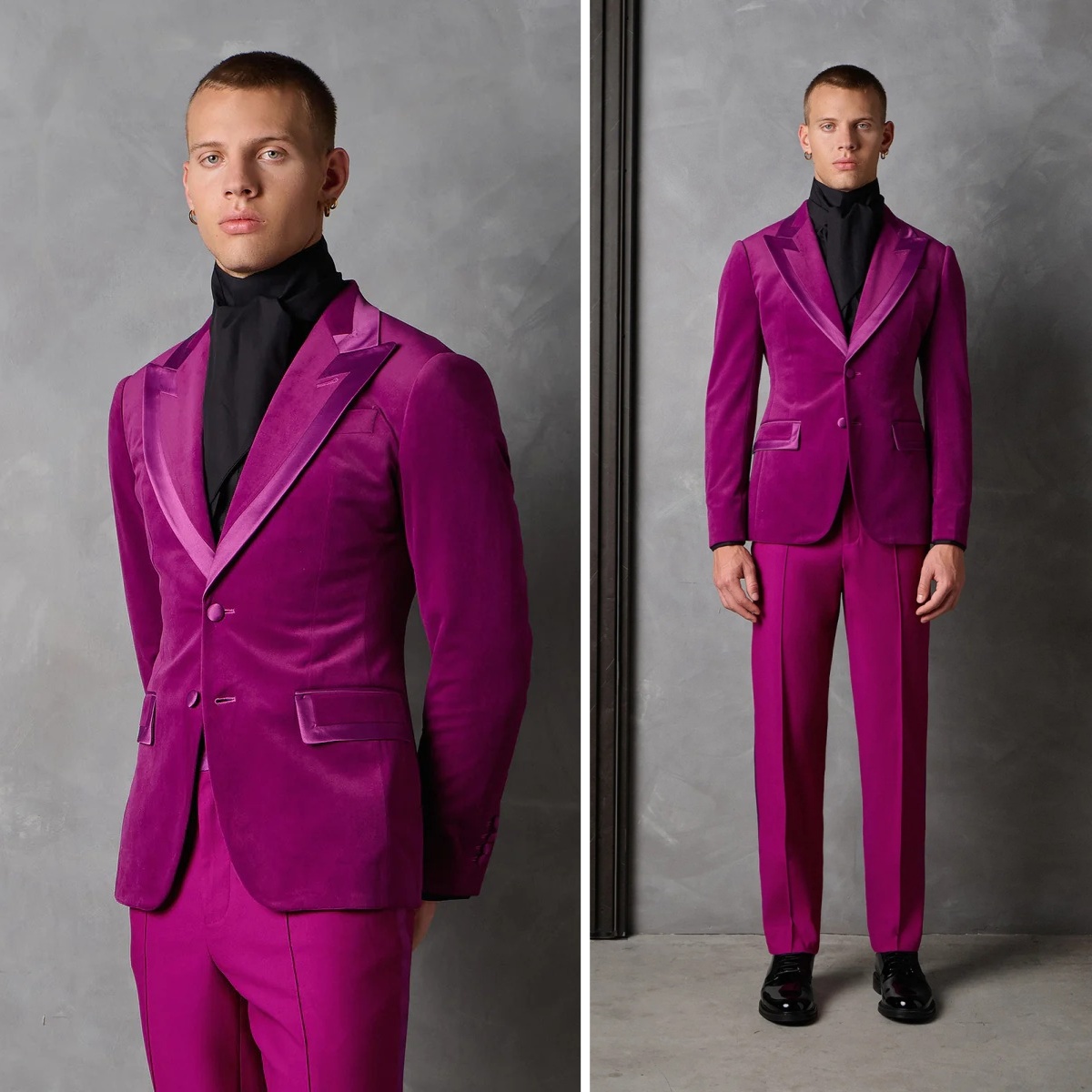 Men Formal Wear Modern - بدلة زفاف أنيقة للرجال من قطعتين