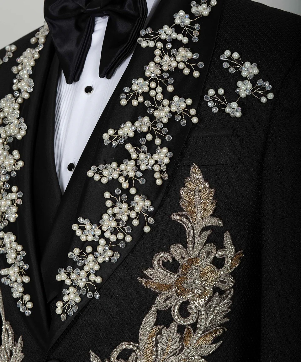 بدل زفاف فاخرة مفصلة للرجل 2 ق - مراجعة Men Formal Wear Modern وسعره