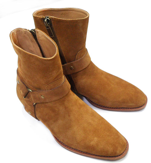 الرجال جلد طبيعي اليدوية بوتيك - مراجعة Men Formal Wear With Boots وسعره