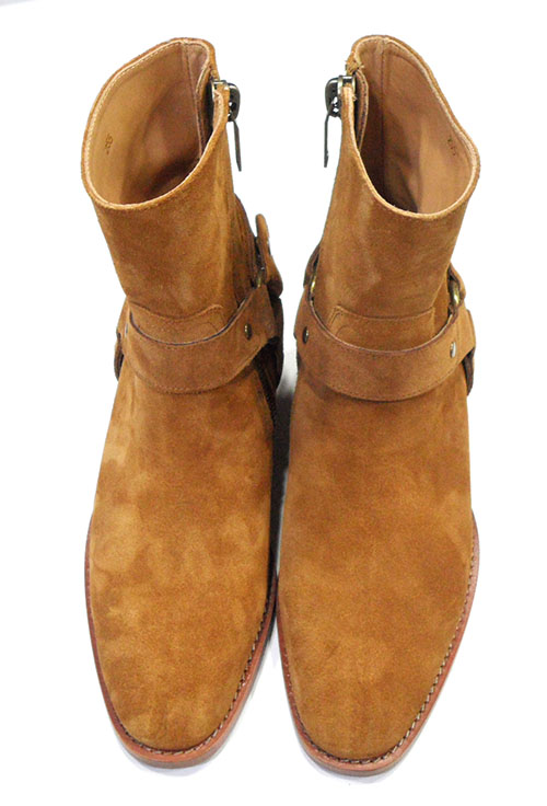 الرجال جلد طبيعي اليدوية بوتيك - مراجعة Men Formal Wear With Boots وسعره